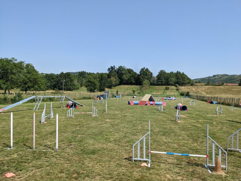 Terrain des sports canins en diaporama